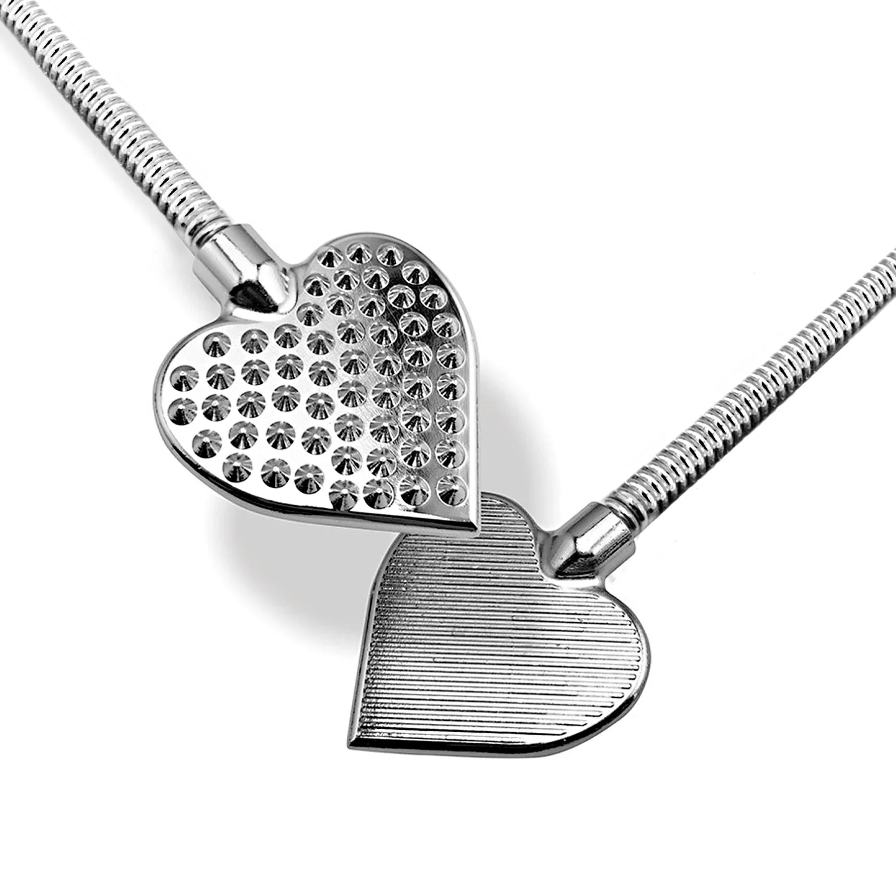 Stainless steel whip heart - Nixie