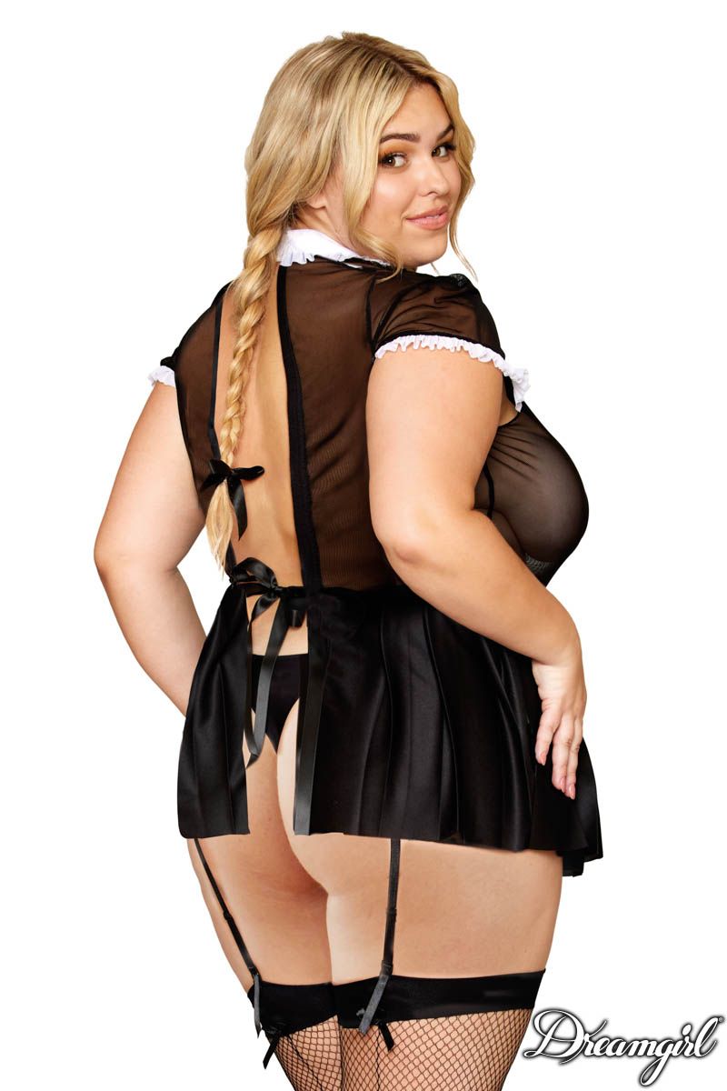 Costume robe-jarretelle d'écolière gothique sexy - Dreamgirl