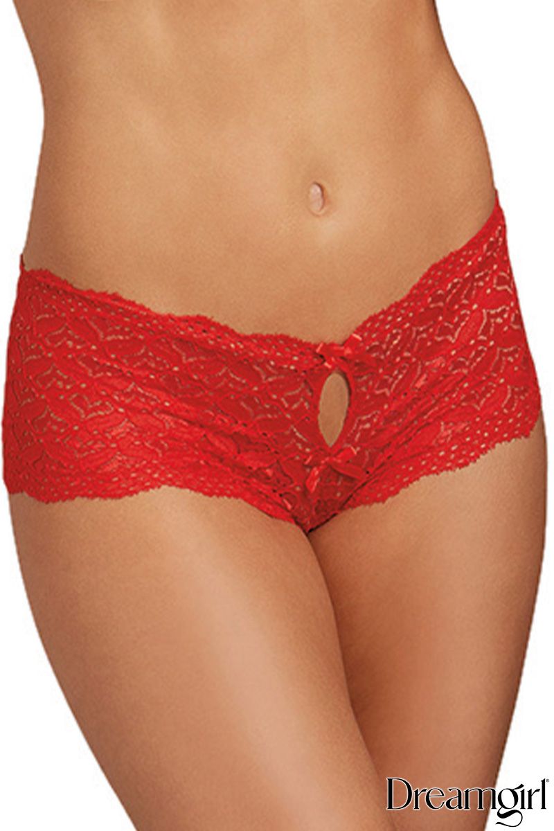 Culotte garçonne à motif cœur - Dreamgirl