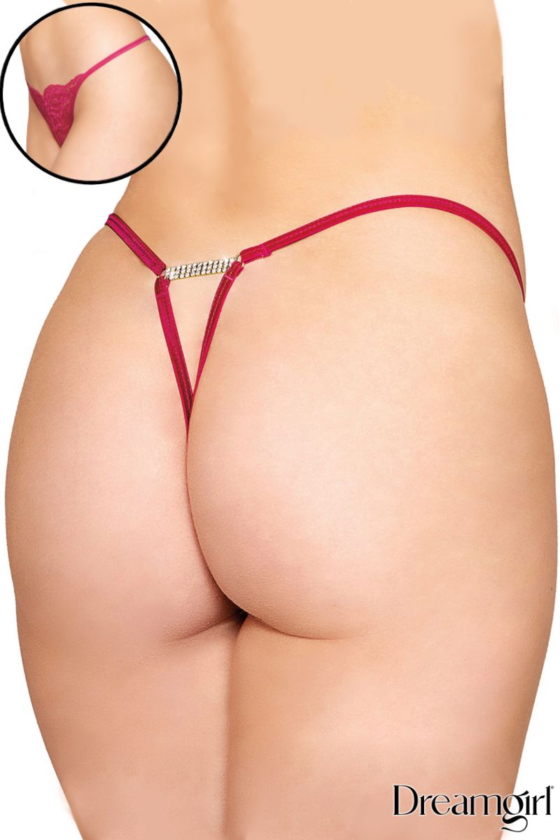 Culotte g-string avec sangle décorée - Dreamgirl