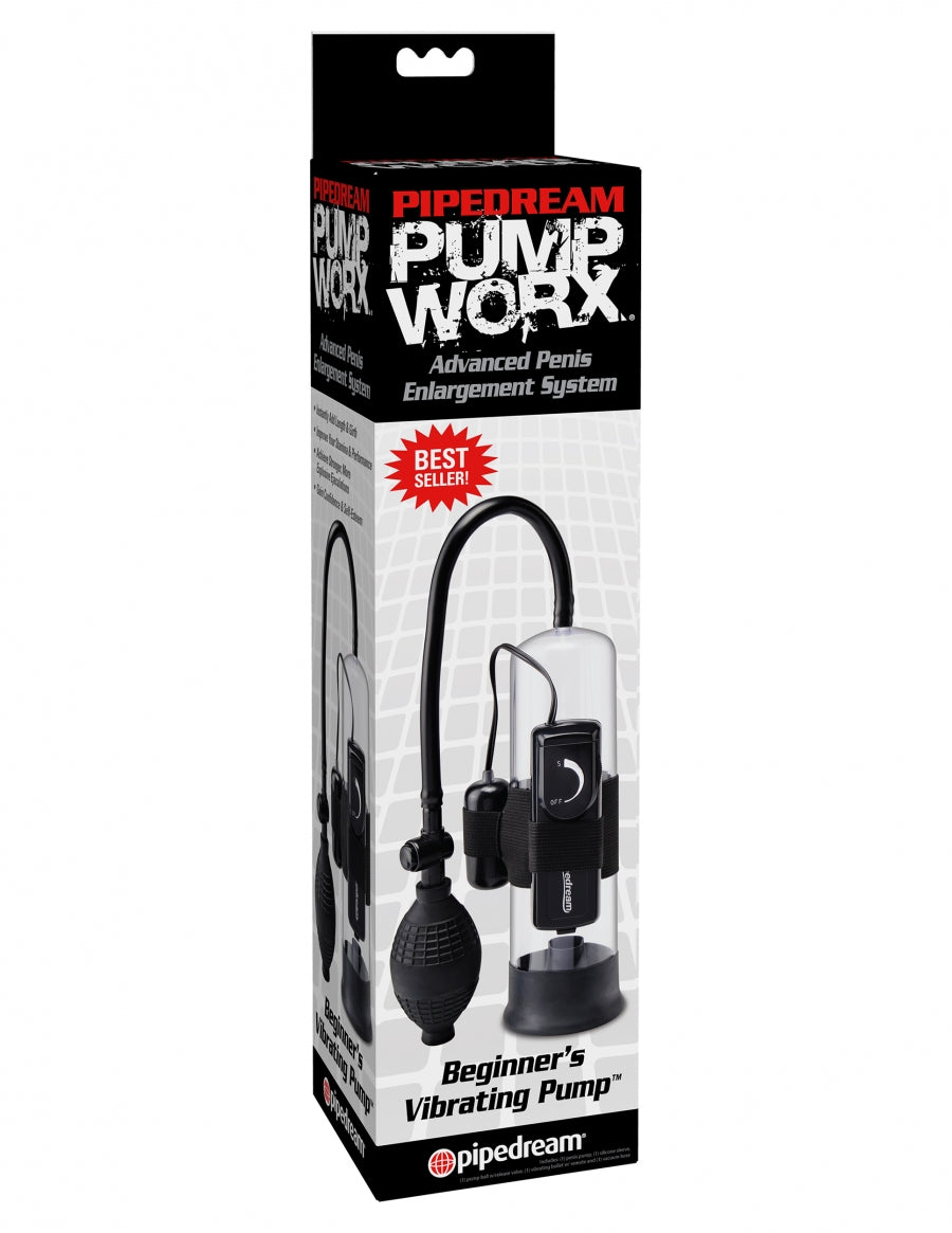 Pompe à pénis Beginner's Vibrating Pump - Pipedream Pump Worx