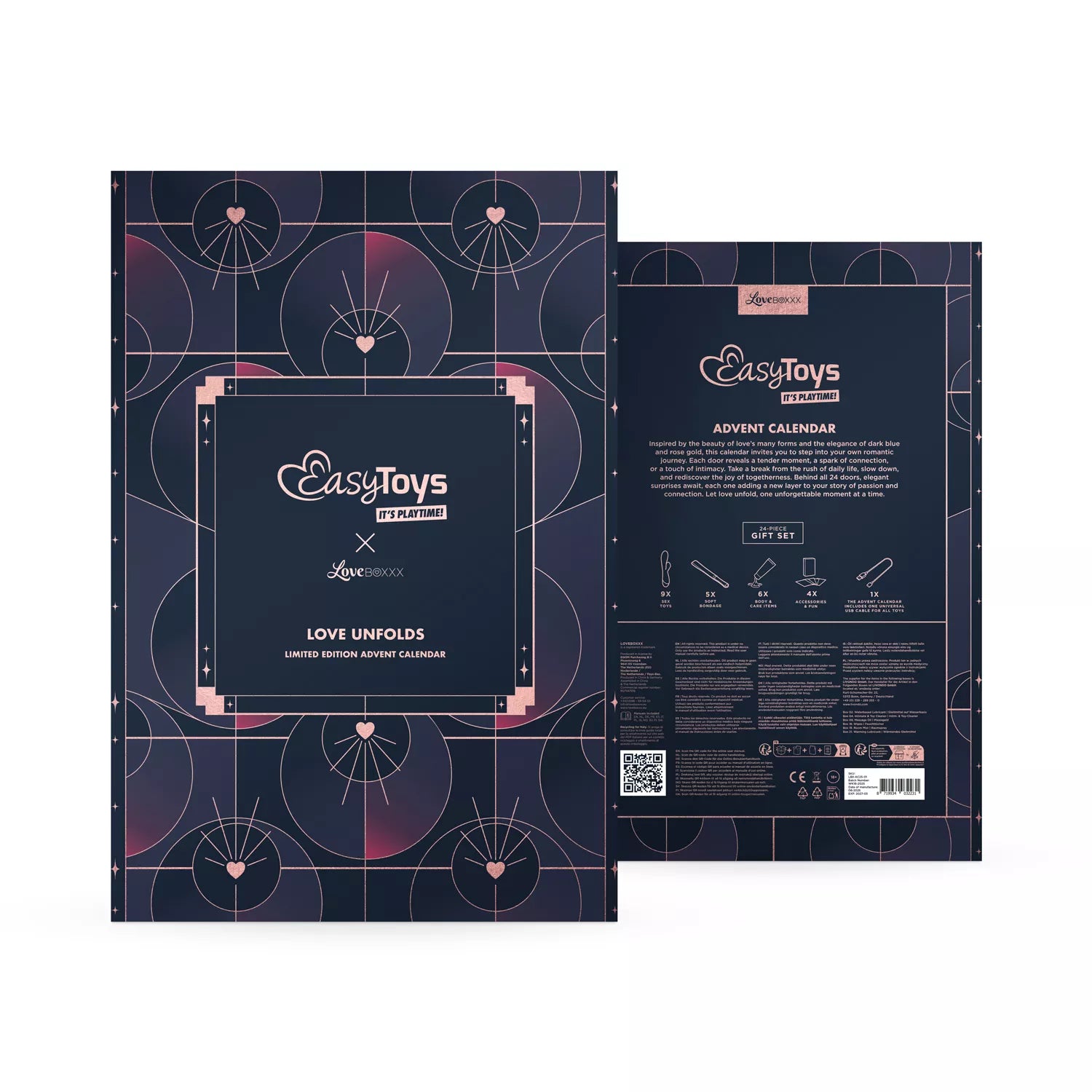 Calendrier de l'Avent 2025 L'amour se dévoile - EasyToys x LoveBoxxx