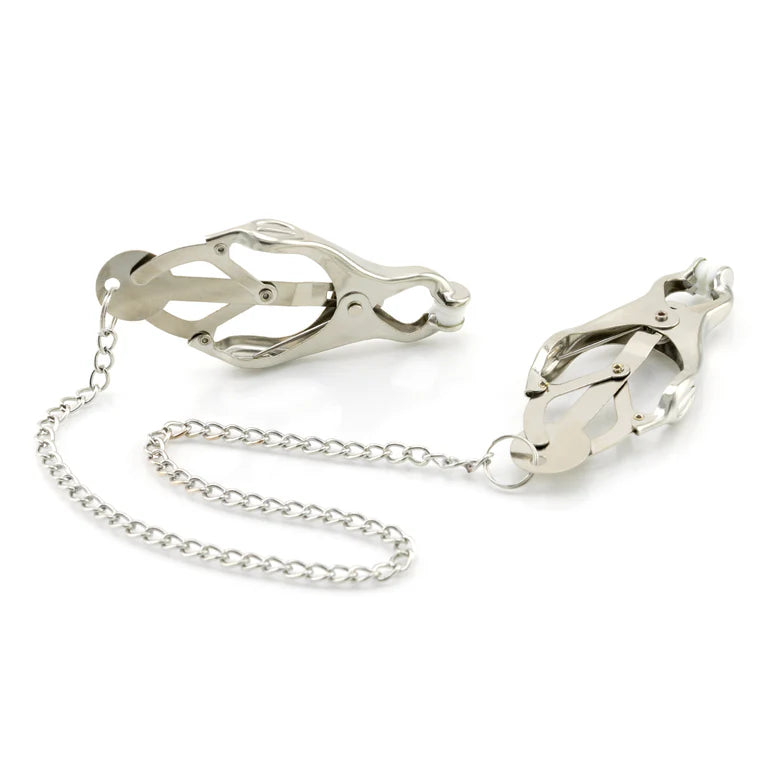 Butterfly Nipple Clamps with Chain - XBliss