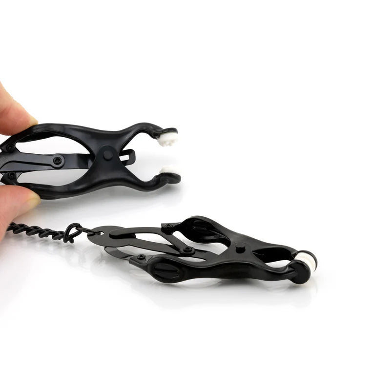Butterfly Nipple Clamps with Chain - XBliss