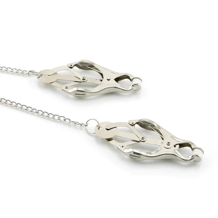 Butterfly Nipple Clamps with Chain - XBliss