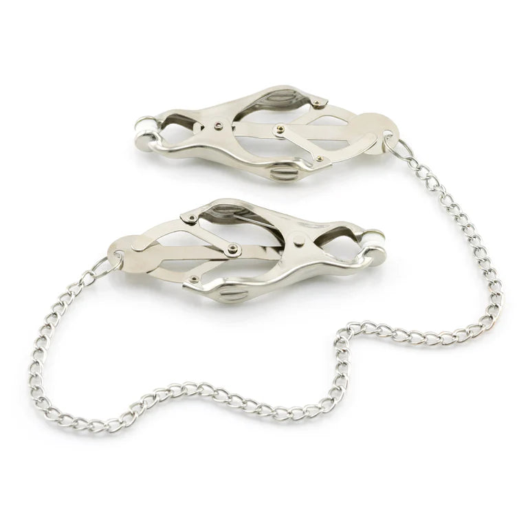 Butterfly Nipple Clamps with Chain - XBliss