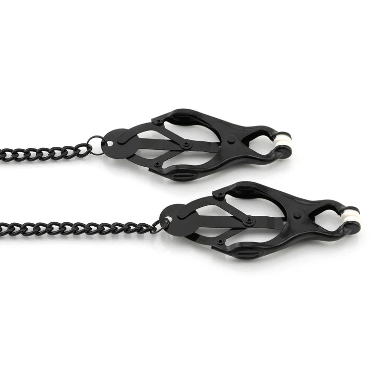 Butterfly Nipple Clamps with Chain - XBliss