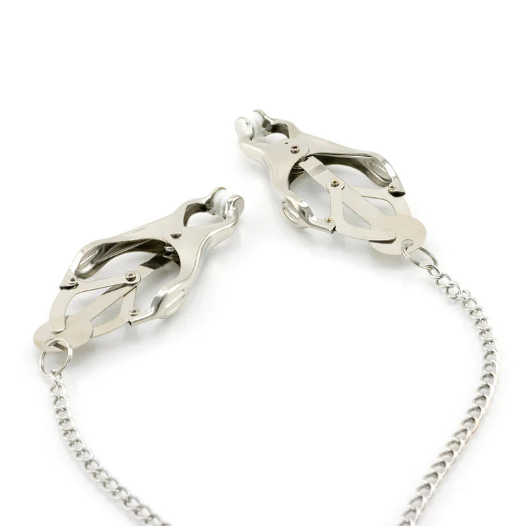 Butterfly Nipple Clamps with Chain - XBliss