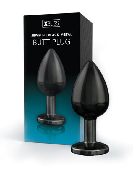 Black Aluminum Anal Plug - XBliss