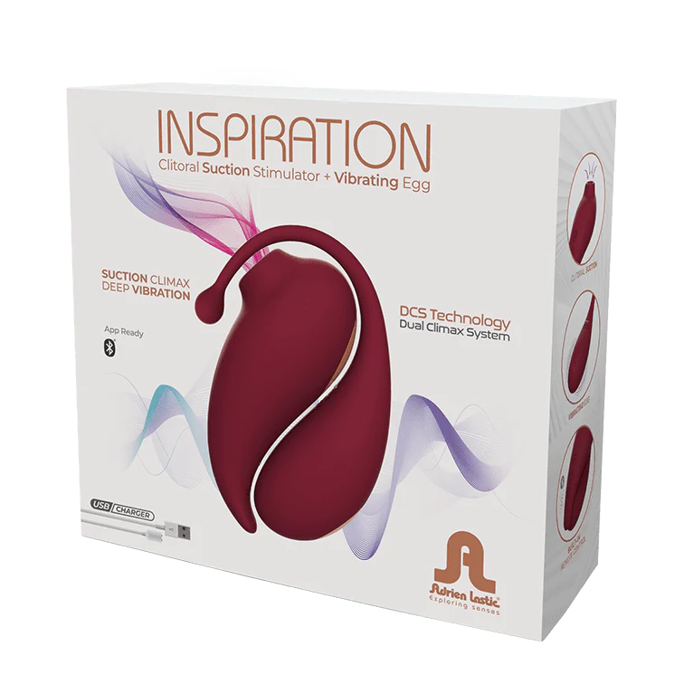 Inspiration suction stimulator and vibrating egg box - Adrien Lastic