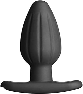 Plug anal noir en silicone