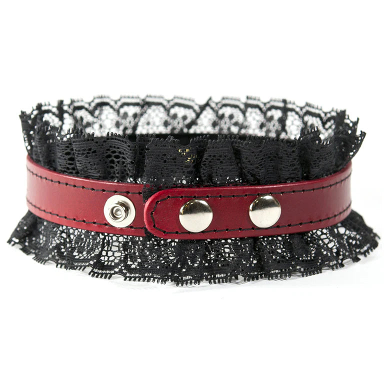 Collier d'Esclave avec Dentelle - XBliss