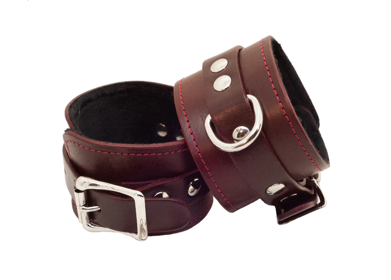 Menottes à Bande Large avec Fourrure - XBliss