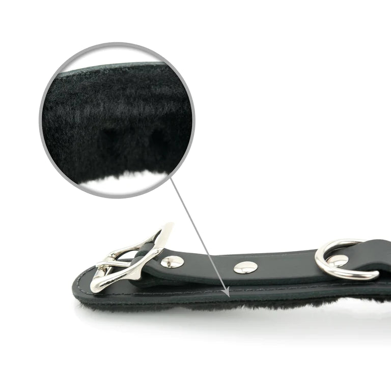 Menottes à Bande Mince avec Fourrure - XBliss