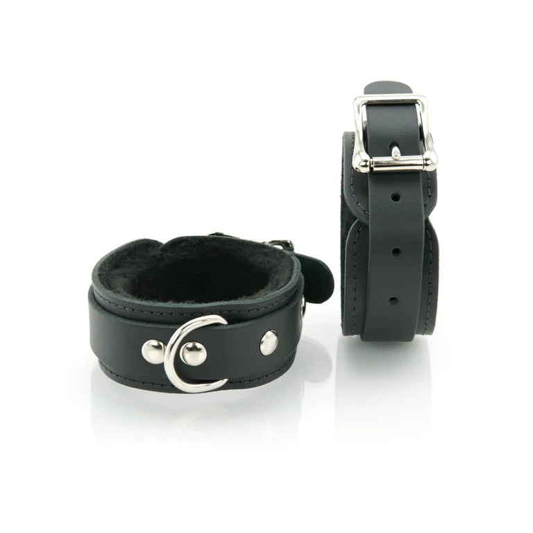 Menottes à Bande Mince avec Fourrure - XBliss