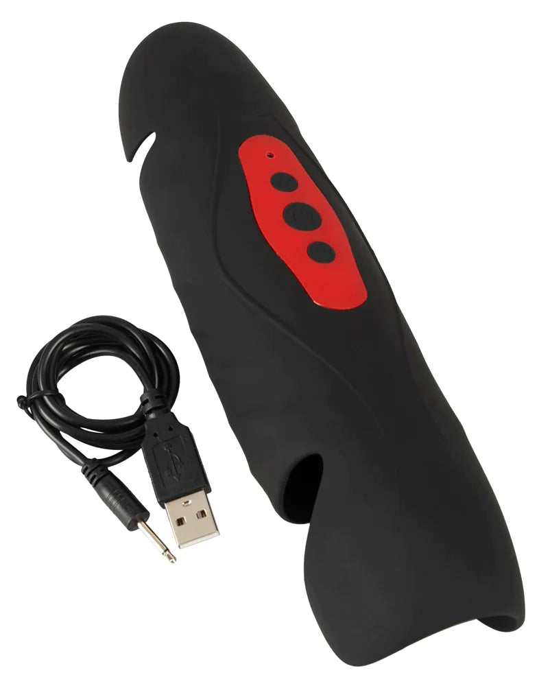 Penis Extender with 3-Point Stimulation - Rebel