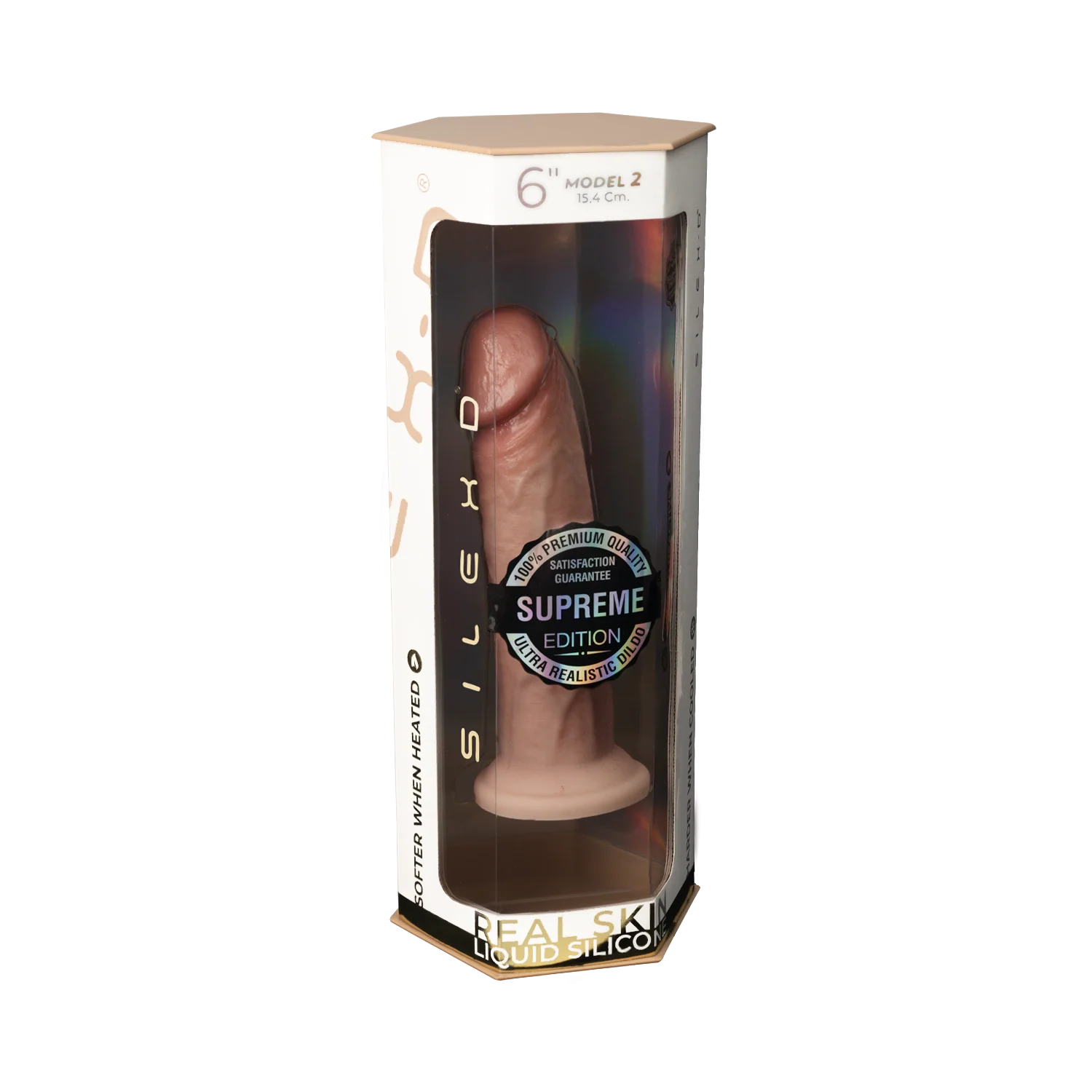 Dildo 6" Model 2 Ultra Premium - Silex D