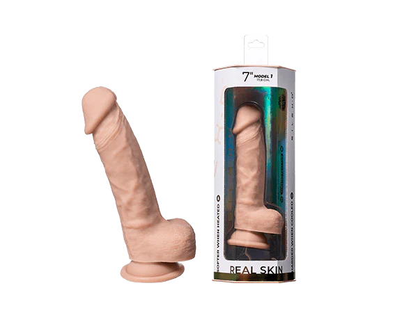 Dildo 7" Model 1 Real Skin - Silex D