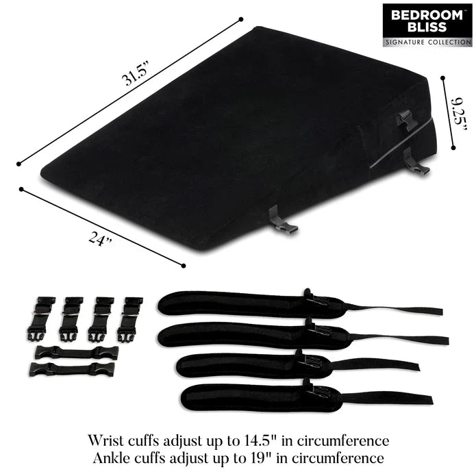 Positionneur sexuel avec attaches - Bedroom Bliss