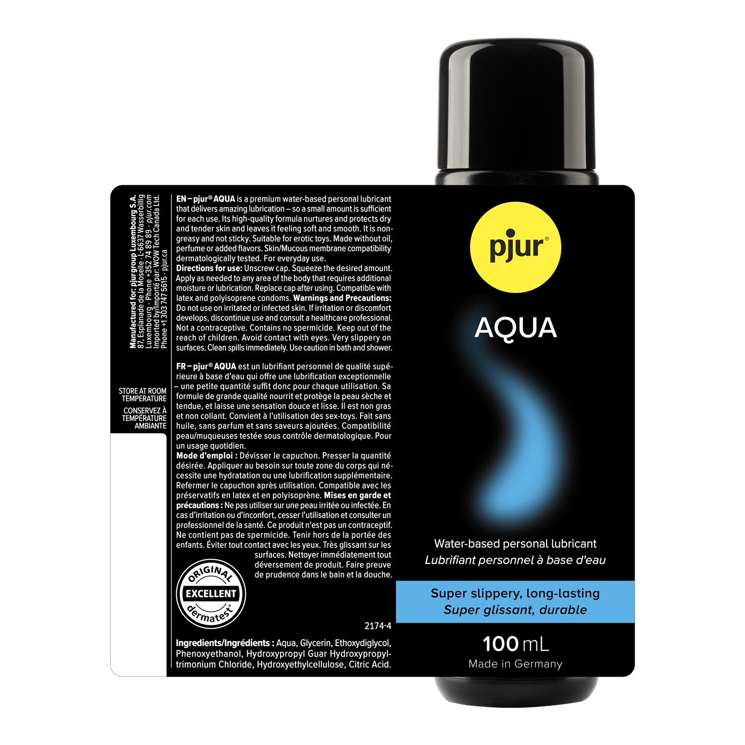 Aqua – Lubrifiant à base d'eau - Pjur