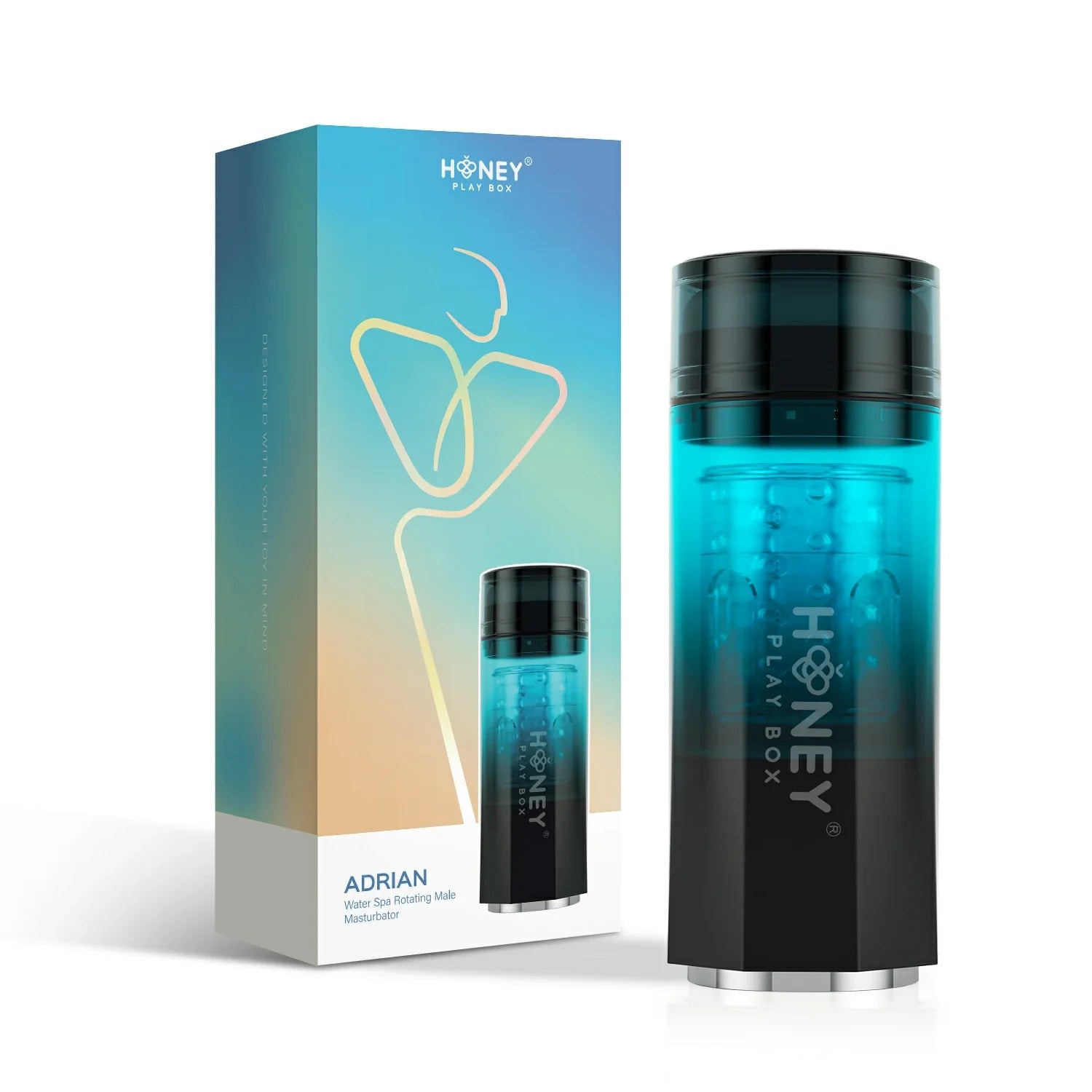 Adrian – Masturbateur masculin automatique étanche - Honey Play Box