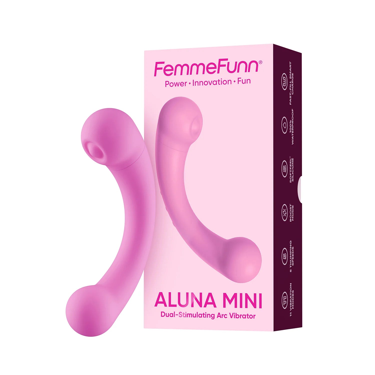Aluna Mini – Vibrateur à percussions et vibration - FemmeFunn