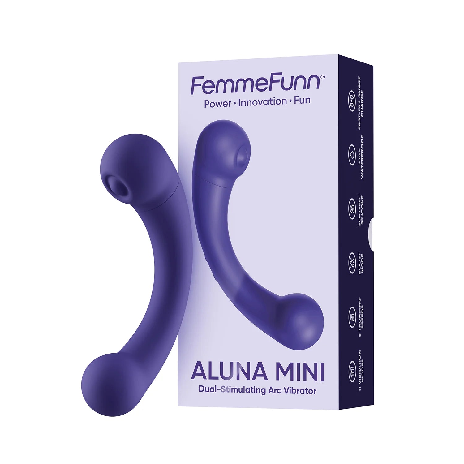 Aluna Mini – Vibrateur à percussions et vibration - FemmeFunn