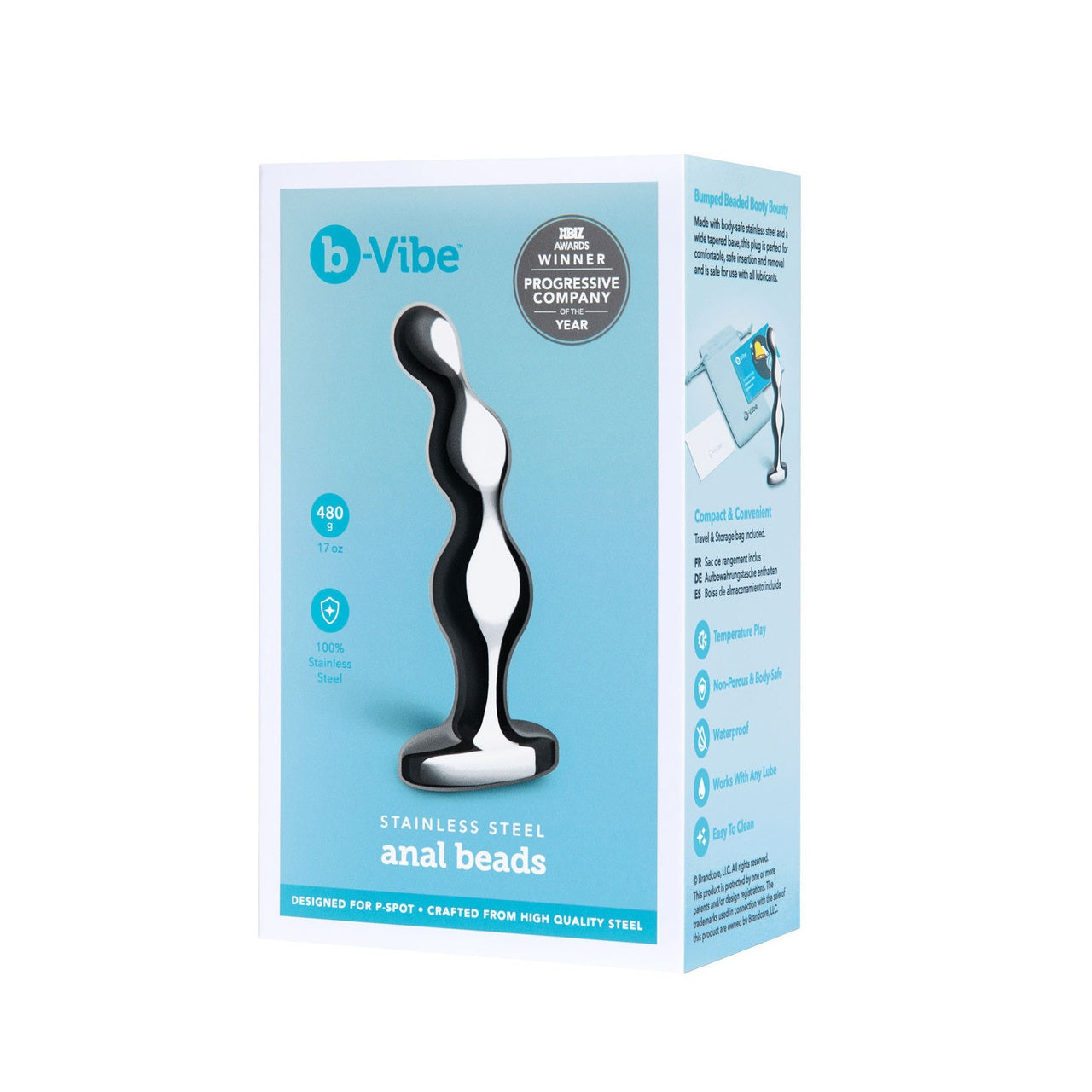 Stainless Steel Anal Beads - B-Vibe