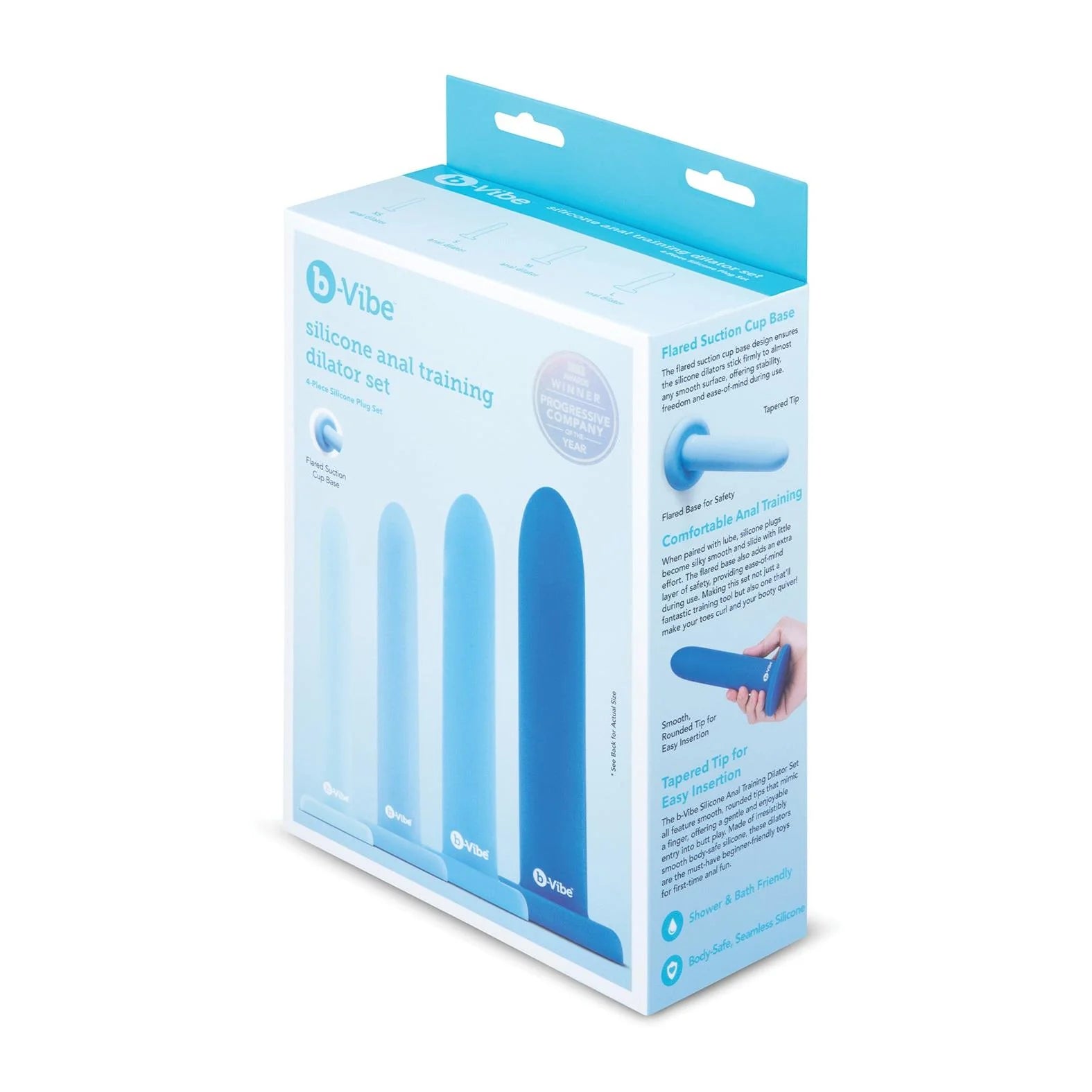 Silicone Anal Training – Ensemble de dilatateurs anal en silicone - B-Vibe