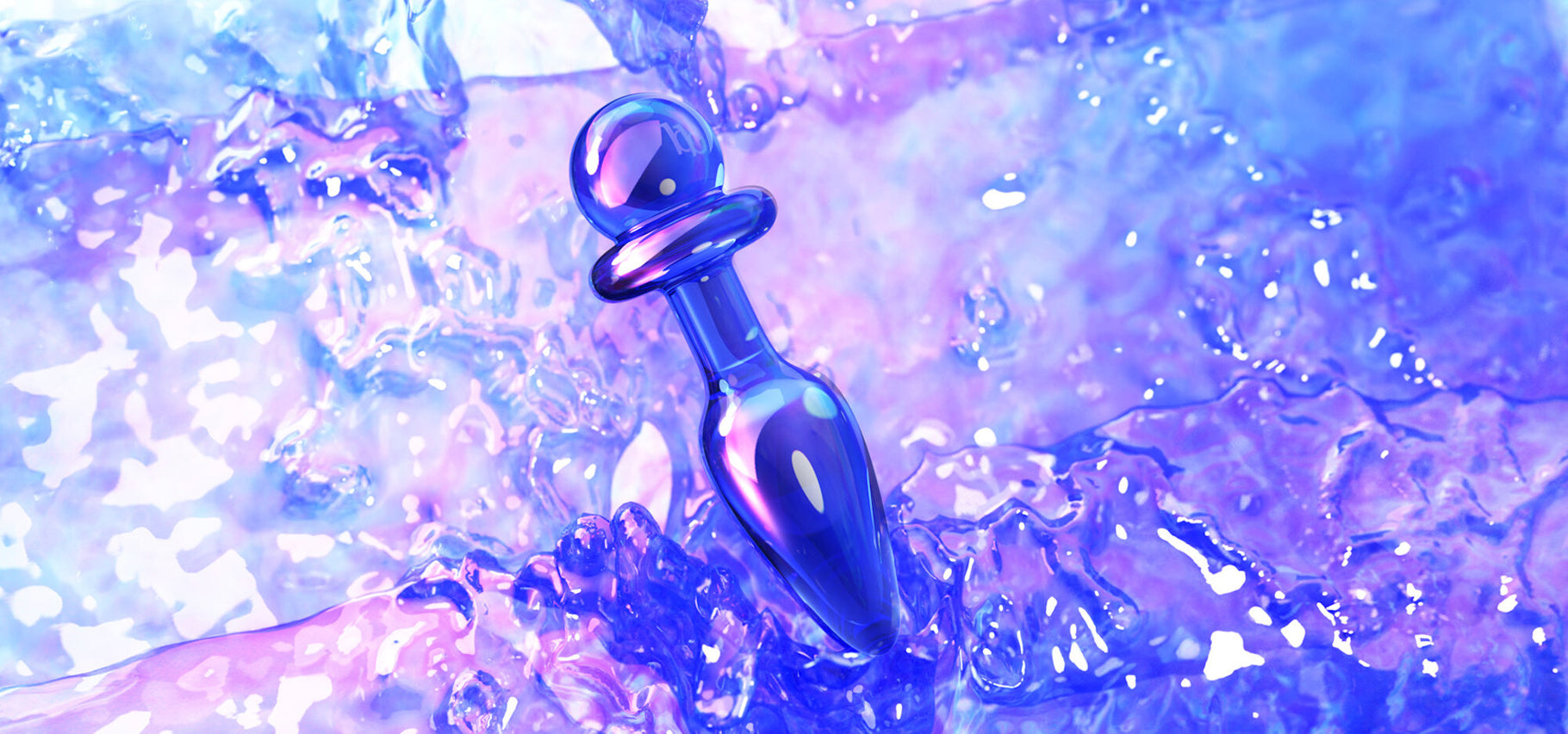 Anii No.7 plug anal en verre taille moyenne - Biird