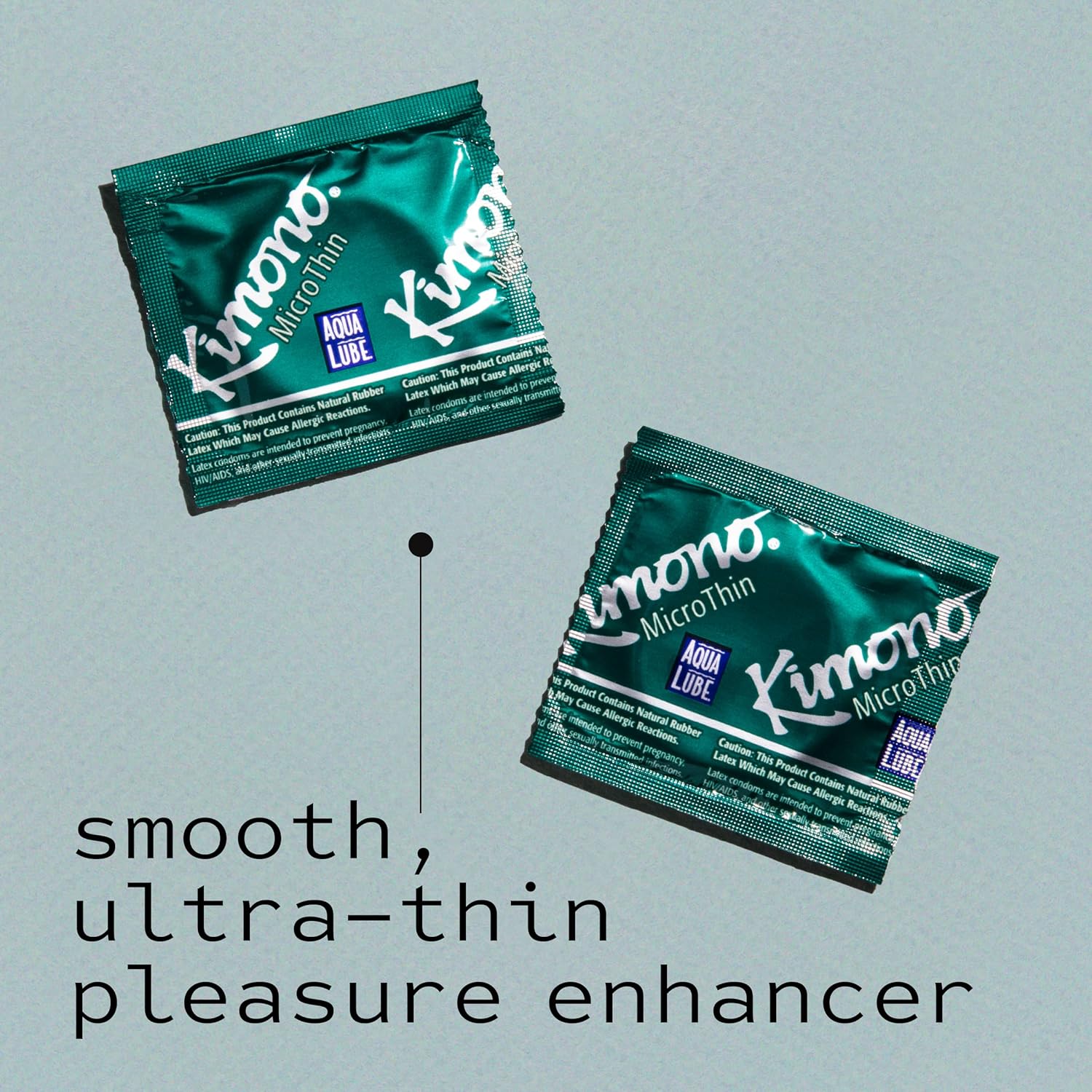MicroThin Plus Aqua Condoms - Kimono