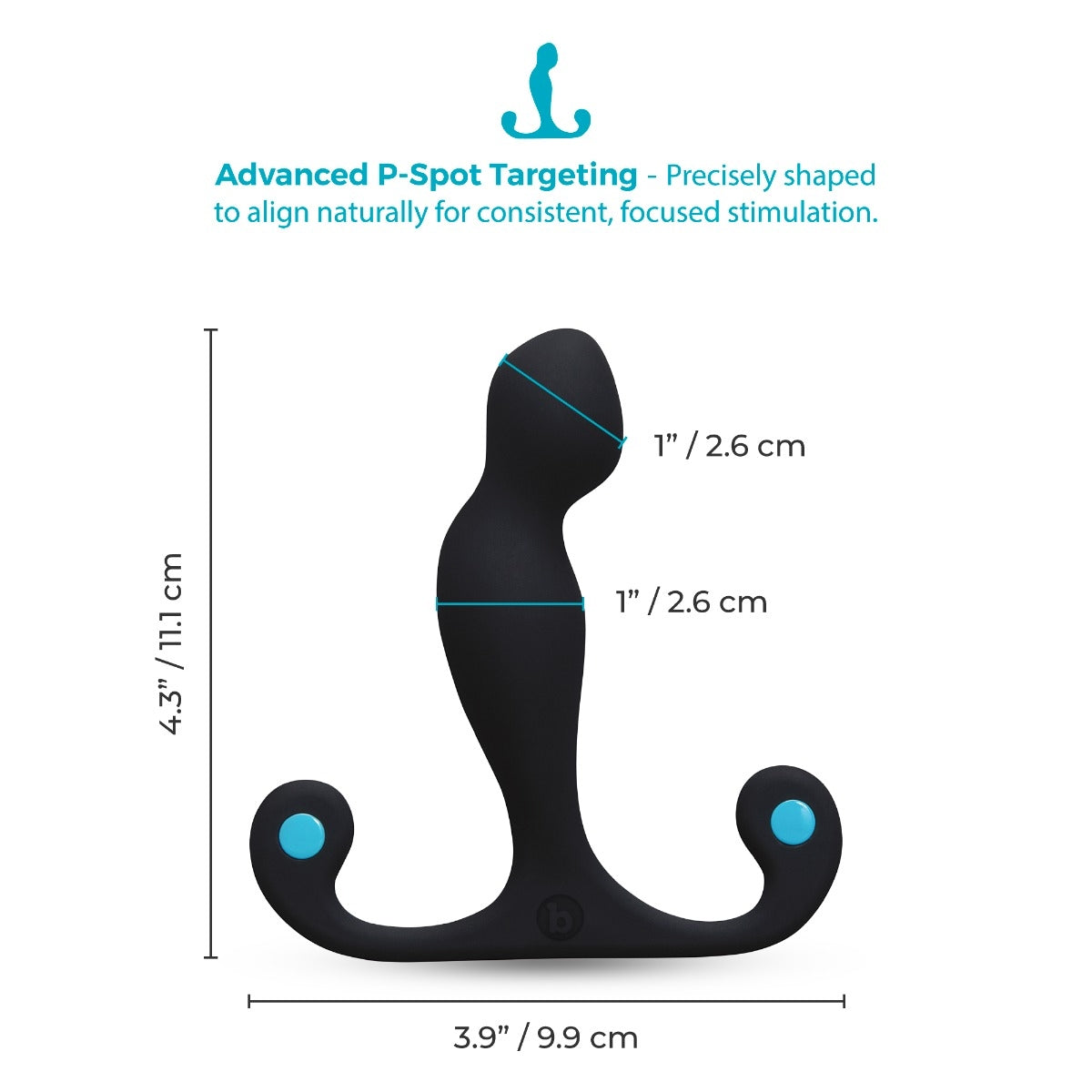 P-Spot Vortex Flex – Masseur de prostate angulé mains libres - B-Vibe