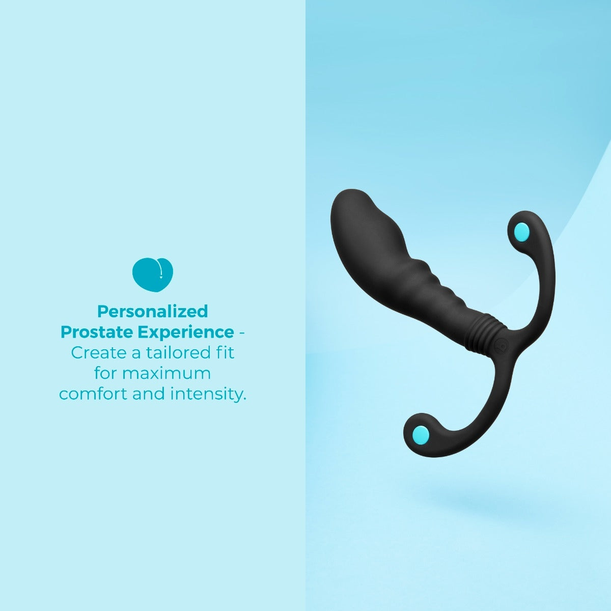 P-Spot Apex Bend – Masseur de prostate texturé et ajustable mains libres - B-Vibe
