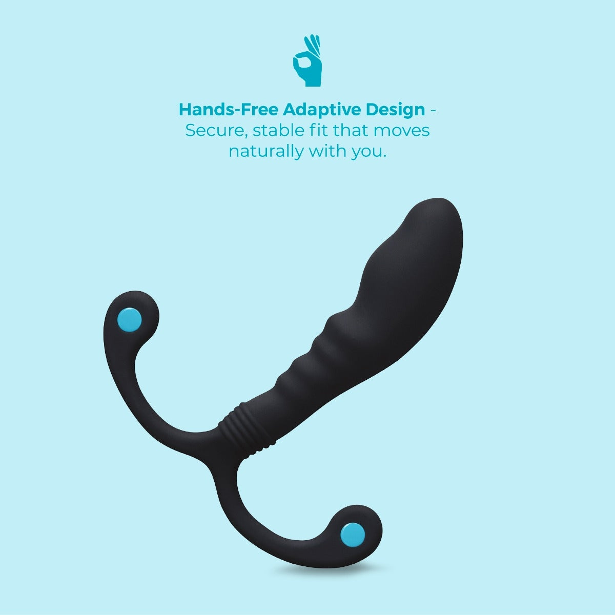 P-Spot Apex Bend – Masseur de prostate texturé et ajustable mains libres - B-Vibe