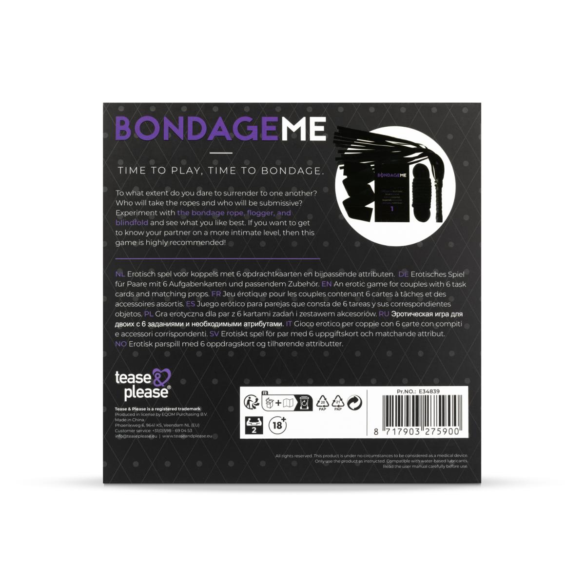 Jeu Bondage Me - Tease & Please