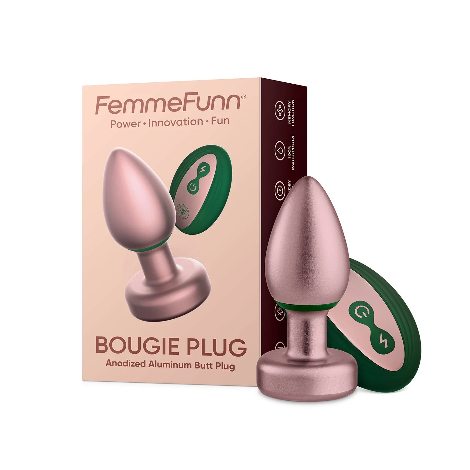 Bougie Plug en aluminium - FemmeFunn