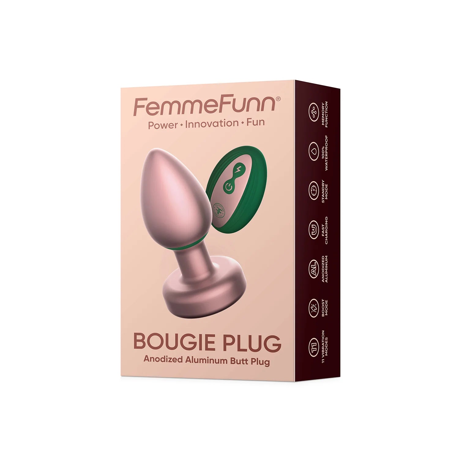 Bougie Plug en aluminium - FemmeFunn