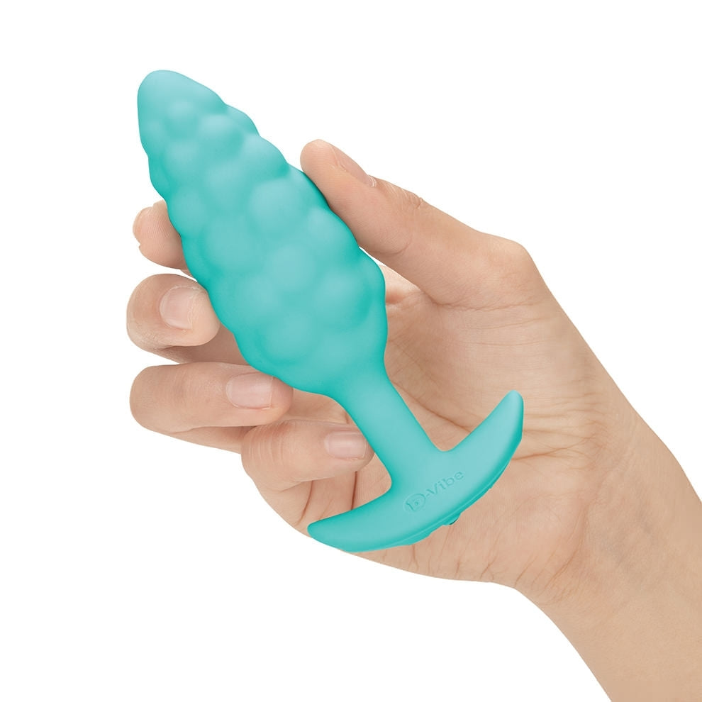Bump plug anal texturé vibrant - B-Vibe