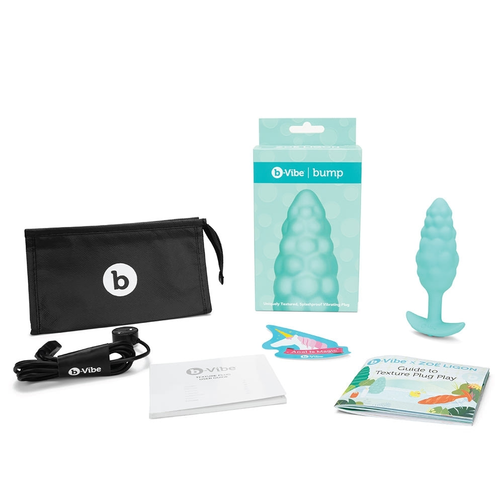 Bump plug anal texturé vibrant - B-Vibe