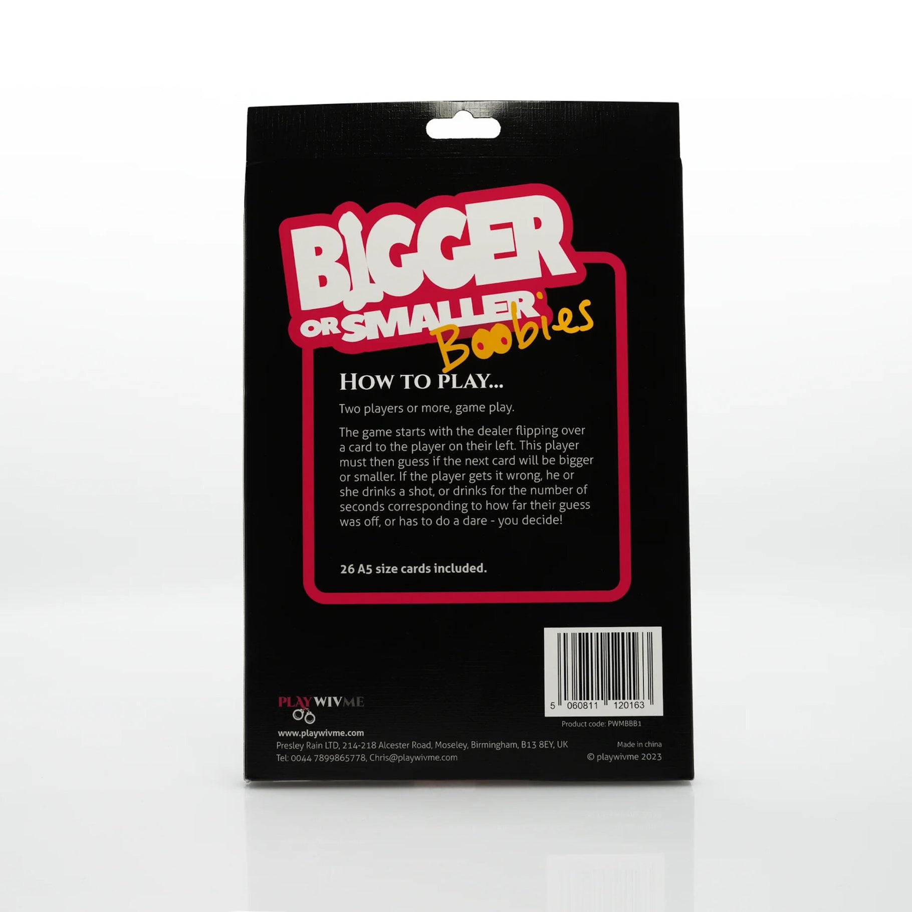 Bigger or Smaller – Jeux de Carte Seins