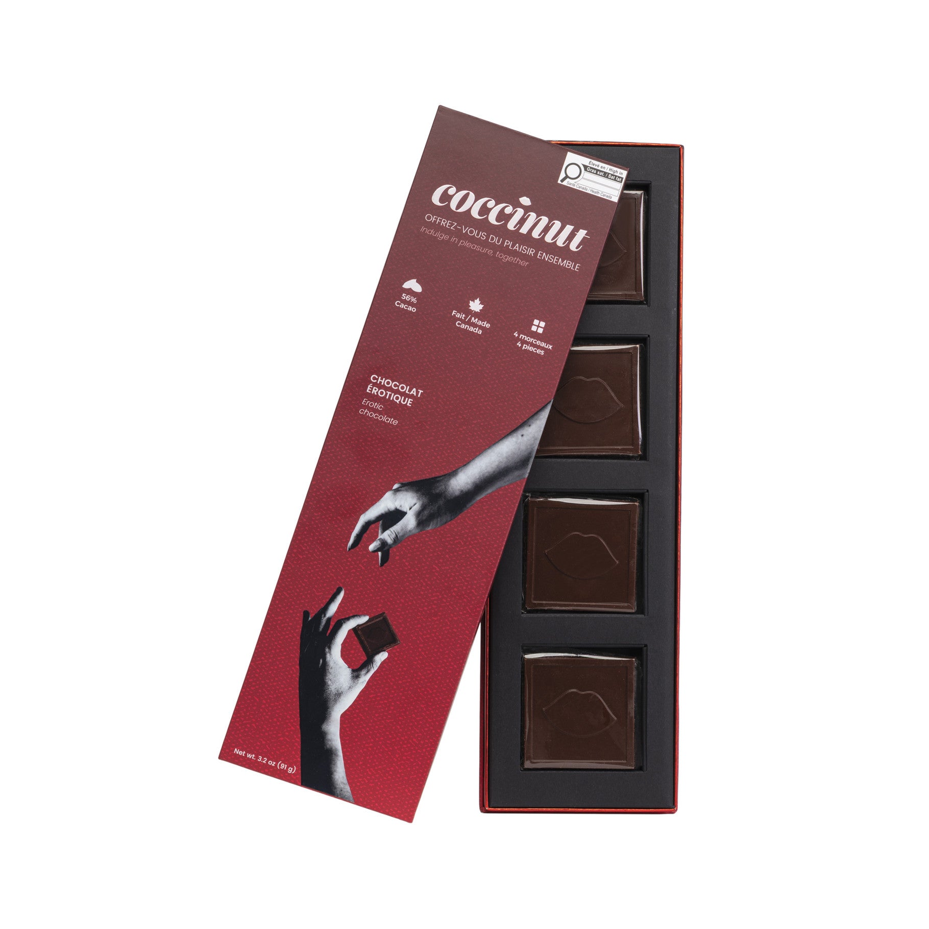 Chocolat noir érotique - Coccinut