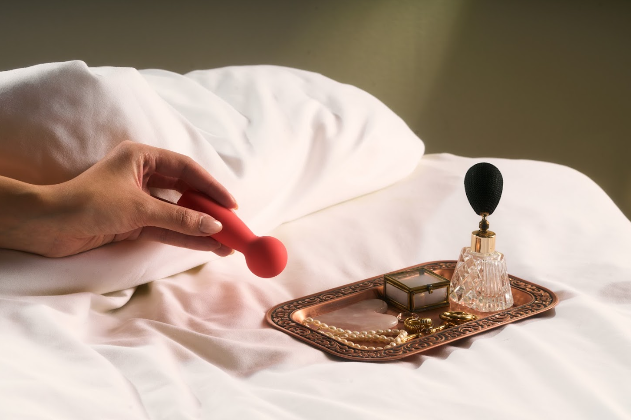 Cakepop mini vibrateur wand - Peach & Cream