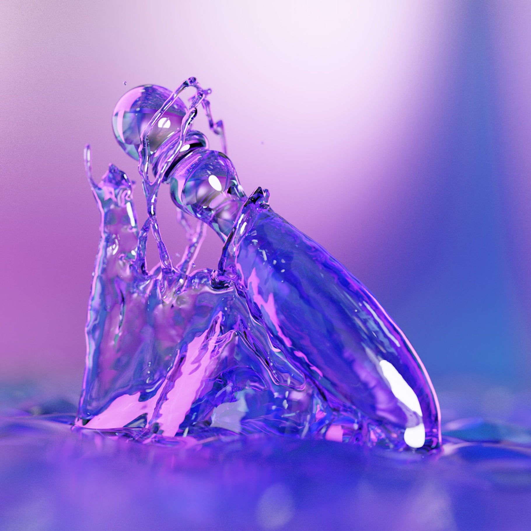 Cecii No.4 dildo en verre élégant - Biird