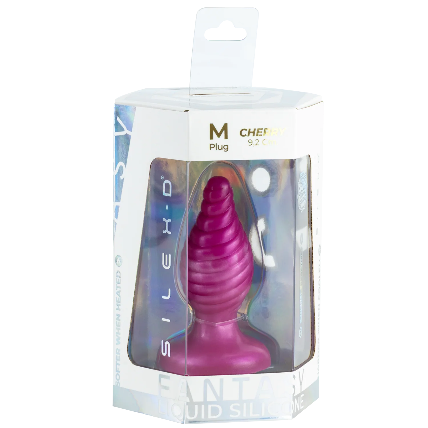 Fantasy Collection – Plug anal M en silicone liquide thermoréactif - SilexD