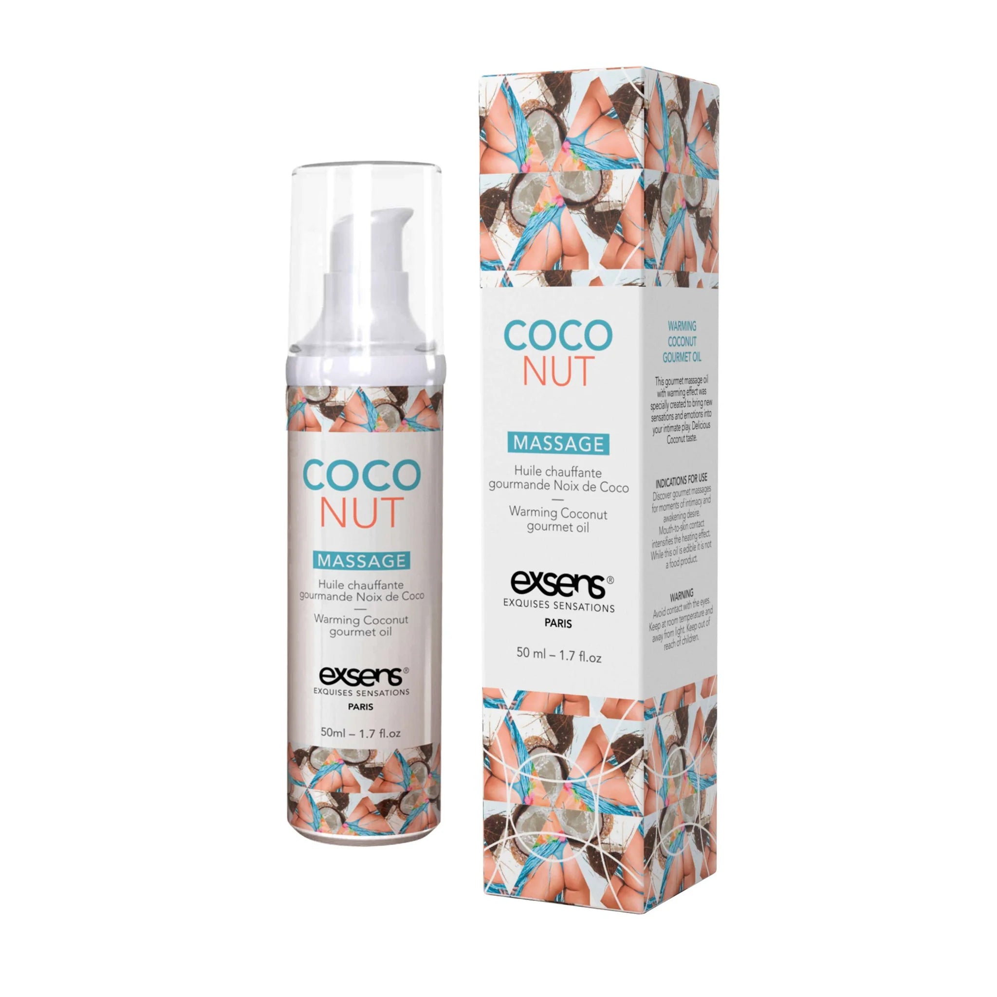 Delectable Warming Massage Oil - Exsens