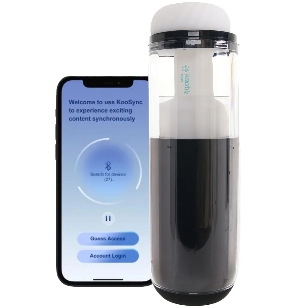 Cocoon masturbateur interactif chauffant, vibrant et pulsé - Kaotik Lab par Svakom