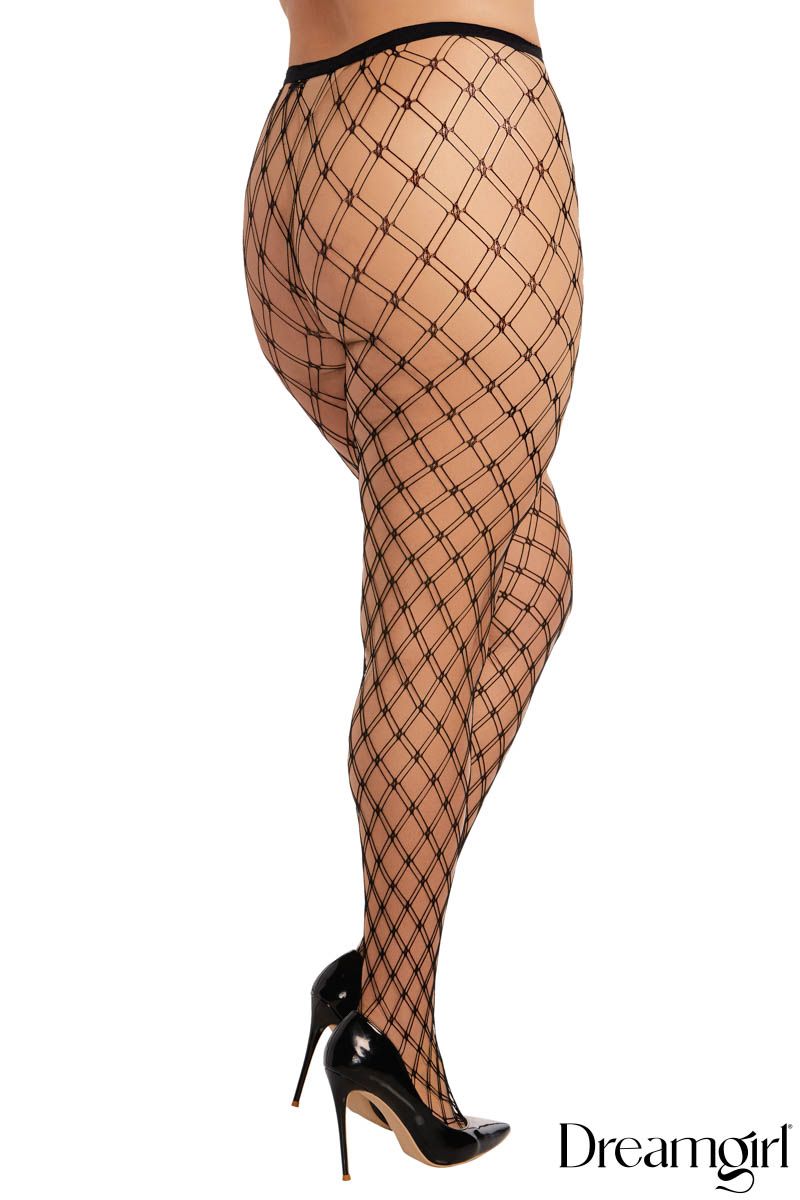 Bas-culotte à large filet ligne double - Dreamgirl