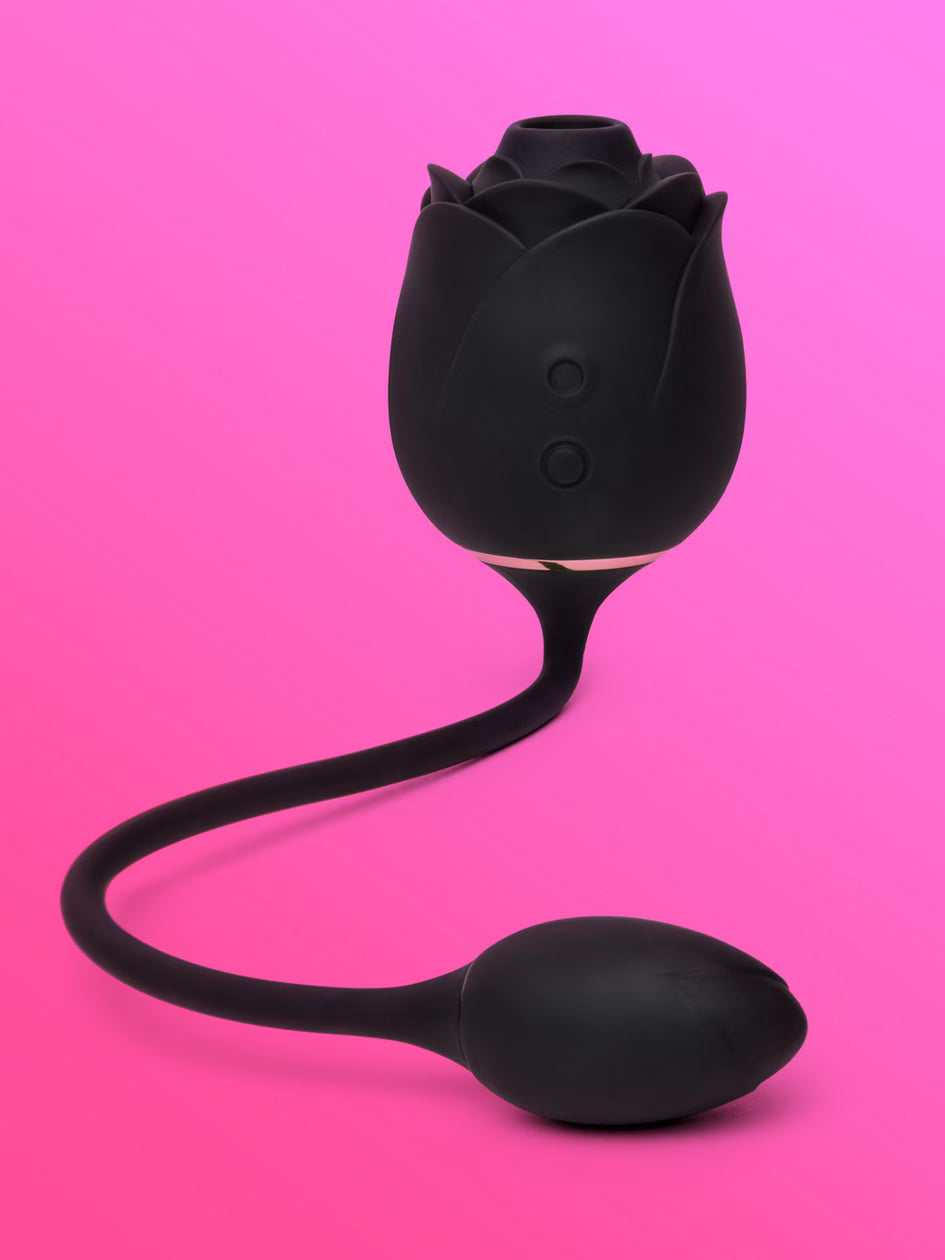 Dark Blushing Rose – Stimulateur clitoridien par succion & œuf vibrant - Fifty Shades of Grey