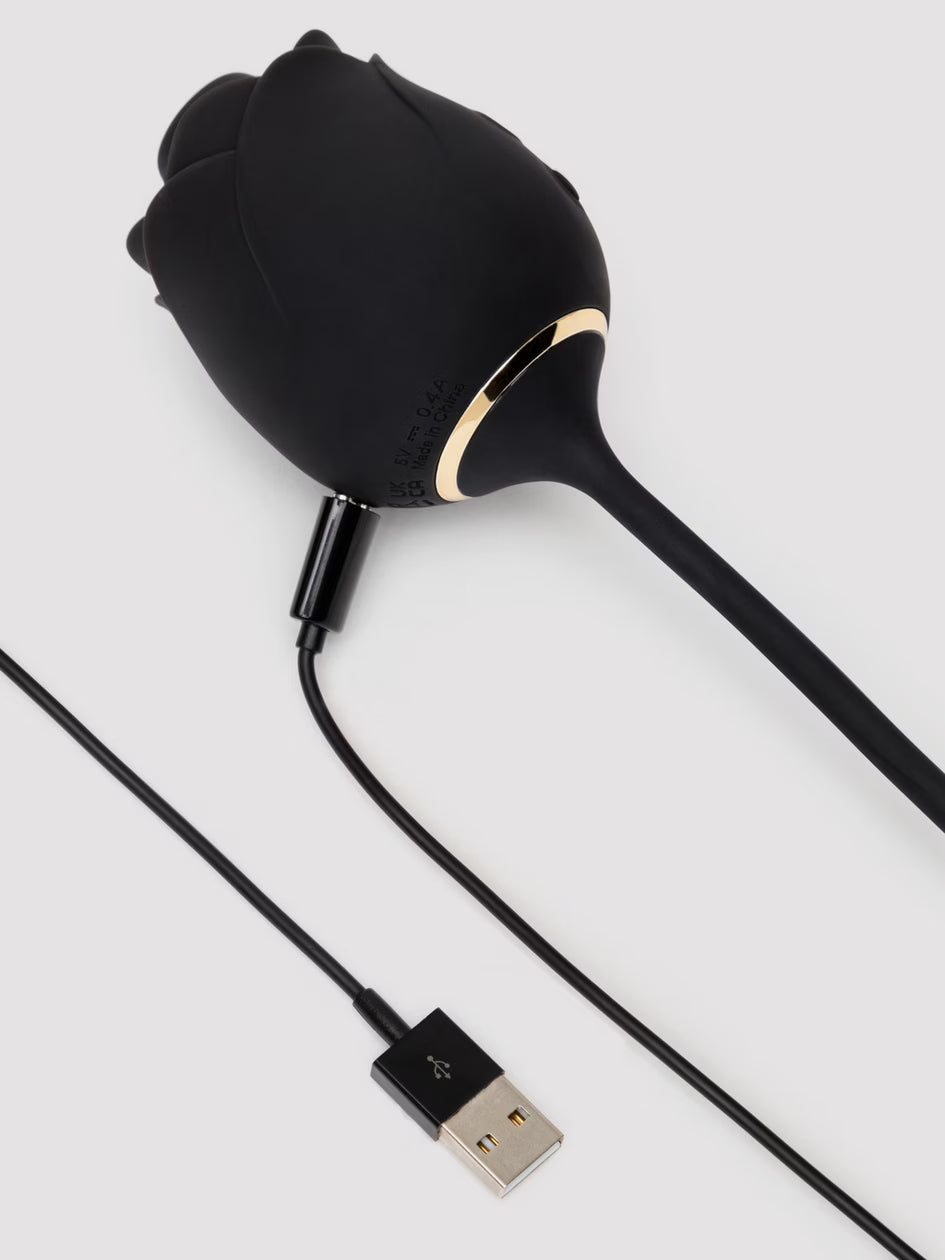 Dark Blushing Rose – Stimulateur clitoridien par succion & œuf vibrant - Fifty Shades of Grey