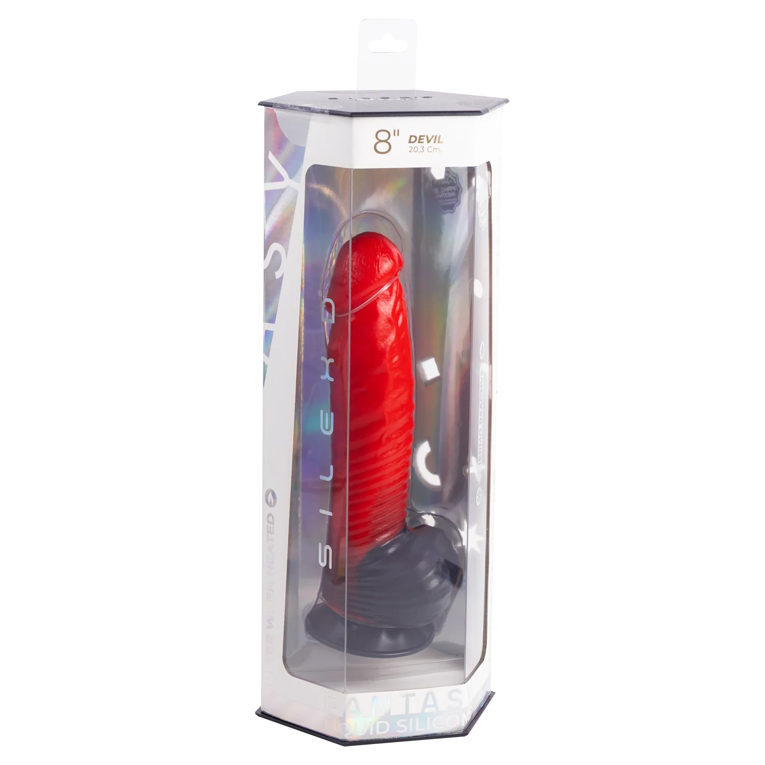 Fantasy Collection Devil – Dildo en silicone liquide 8" - SilexD
